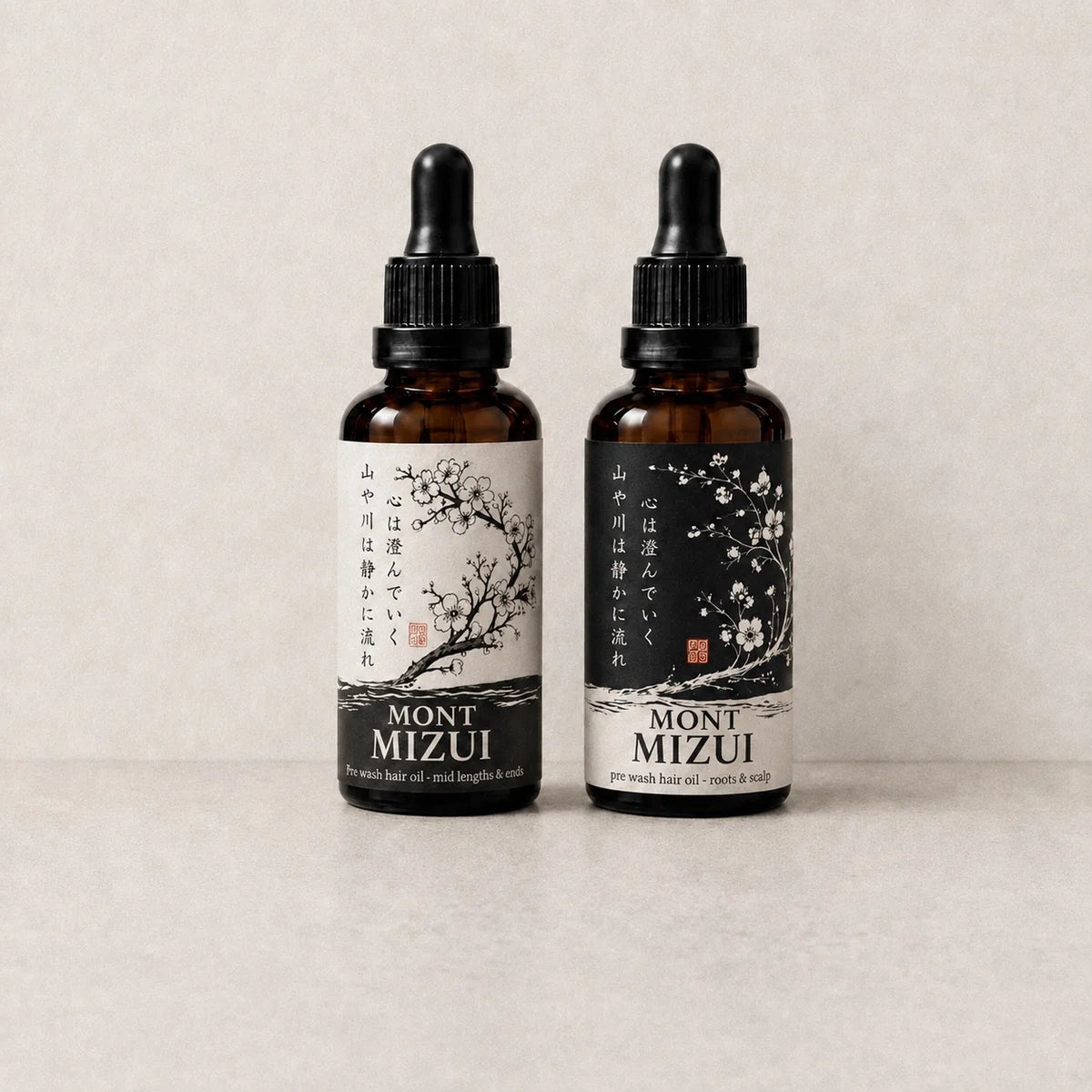 Mont Mizui Duo — Pre Wash + Mids & Ends Hair Oil